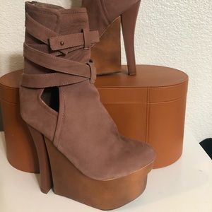 Jeffrey Campbell - Get Up mauve ankle boots